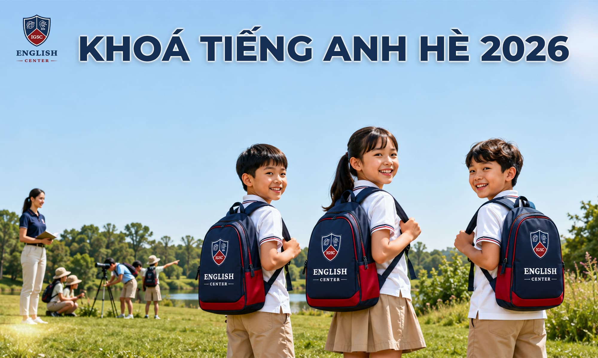 Vừa Học Vừa Chơi Chuẩn Mỹ - Khóa Tiếng Anh Hè 2026 Tại IGSC