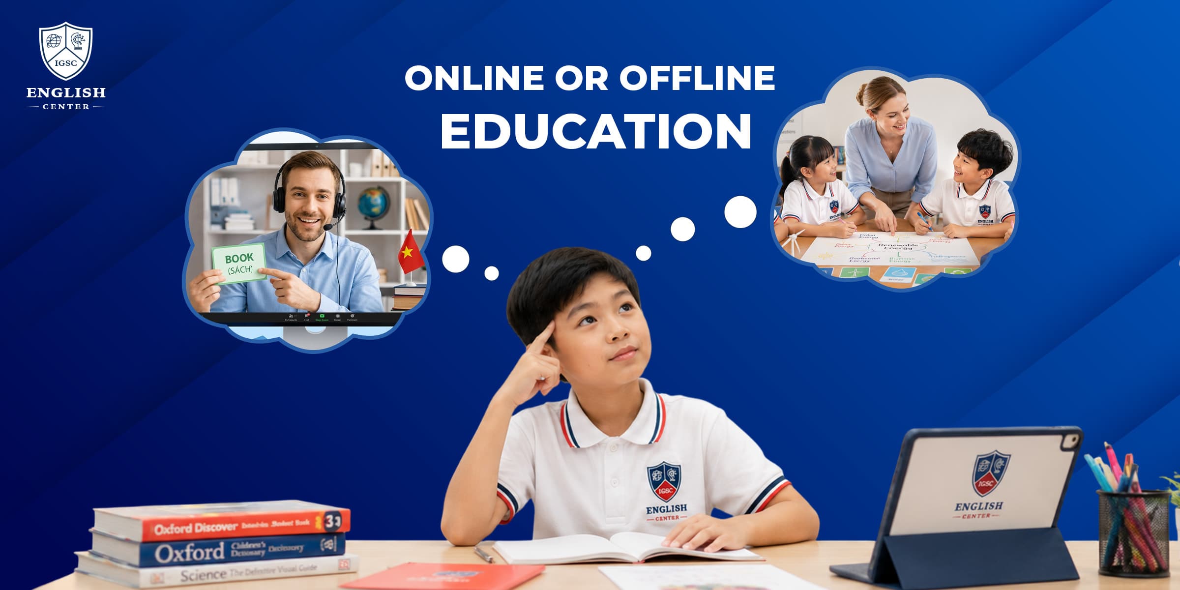 Học tiếng Anh online hay offline? Lựa chọn nào tối ưu cho con?